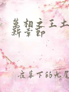 万相之王土豆最新章节