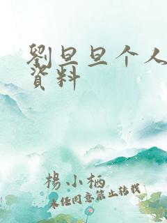 刘旦旦个人简介资料