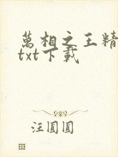 万相之王精校版txt下载