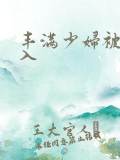 丰满少妇被猛进入