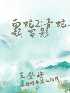 白蛇2:青蛇劫起 电影