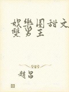 娱乐圈甜文推荐双男主