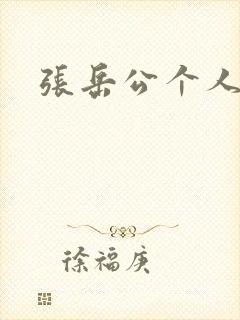 张岳公个人简介