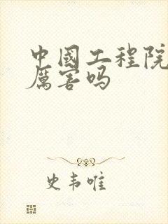 中国工程院院士厉害吗