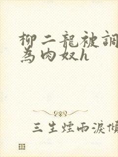 柳二龙被调教沦为肉奴h