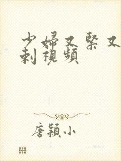 少妇又紧又爽又剌视频