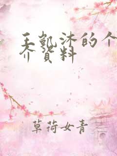 王凯沐的个人简介资料