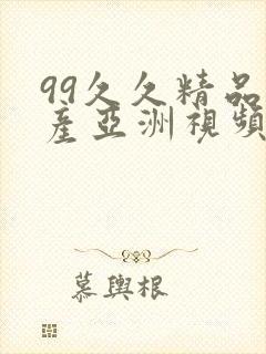 99久久精品国产亚洲视频