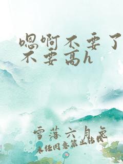 嗯啊不要了嗯啊不要高h