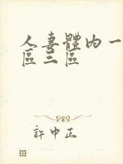 人妻体内一区二区三区