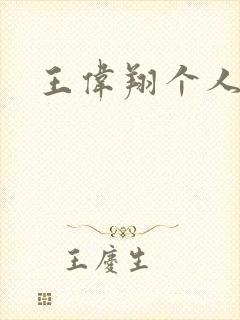 王伟翔个人简介