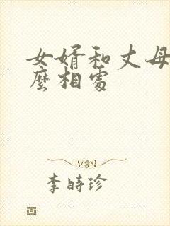 女婿和丈母娘怎么相处