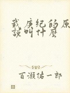 武庚纪的原著小说叫什么