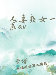 人妻熟女一区二区av