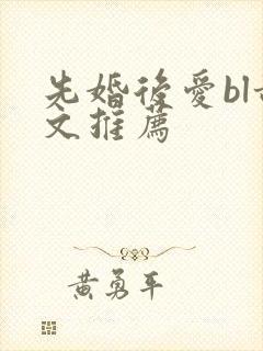 先婚后爱bl甜文推荐