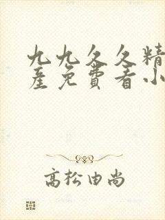 九九久久精品国产免费看小说