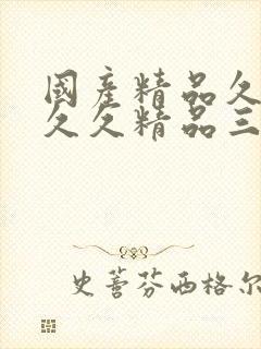 国产精品久久久久久精品三级