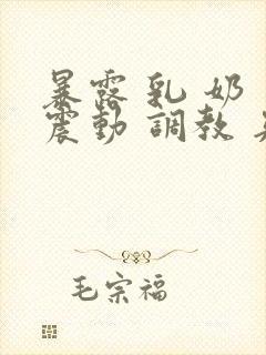 暴露 乳 奶 震动 调教 夹小说