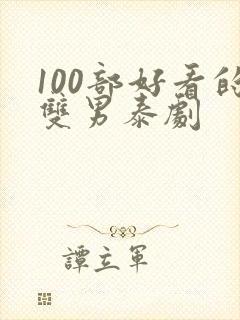 100部好看的双男泰剧