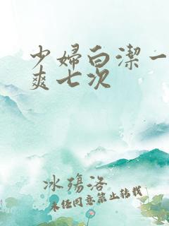 少妇白洁一夜被爽七次