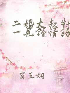 二婚大叔对女主一见钟情的甜宠文