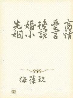 先婚后爱商业联姻小说言情