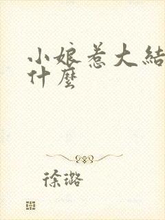 小娘惹大结局是什么