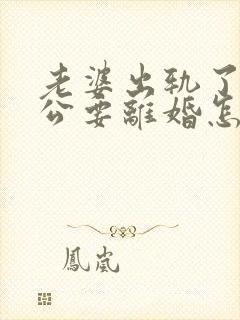 老婆出轨了,老公要离婚怎样挽回