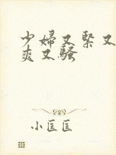 少妇又紧又大又爽又骚