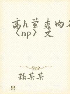 高h荤爽肉欲文〈np〉文