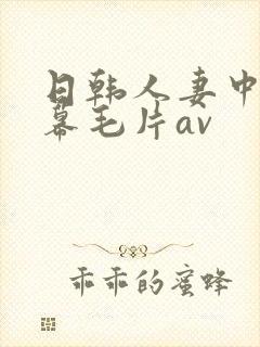 日韩人妻中文字幕毛片av