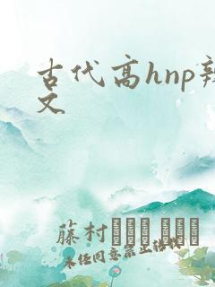 古代高hnp辣文