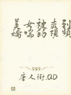 美女被爽到呻吟娇喘的视频