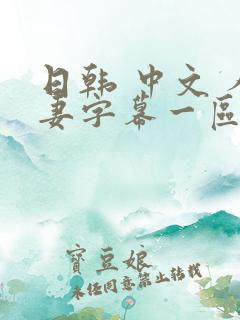 日韩 中文 人妻字幕一区