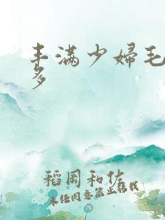 丰满少妇毛多水多