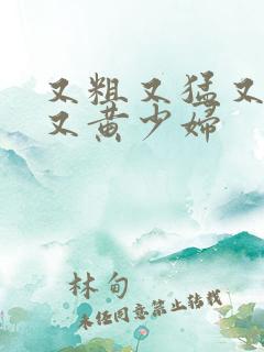 又粗又猛又大爽又黄少妇