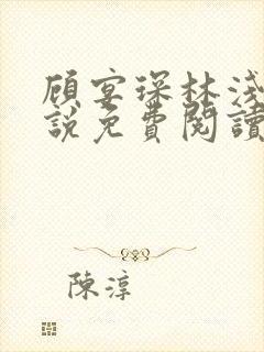 顾宴琛林浅月小说免费阅读最新章节