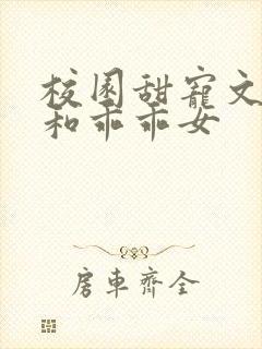 校园甜宠文校霸和乖乖女