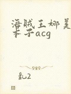 海贼王娜美里番本子acg