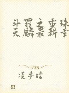 斗罗之灵珠神剑天麟最新章节下载