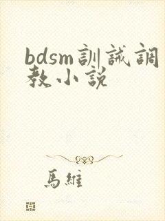 bdsm训诫调教小说