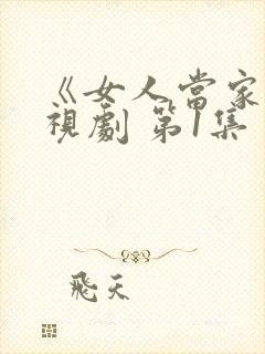 《女人当家》电视剧 第1集