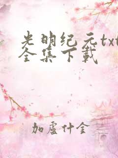 光明纪元txt全集下载