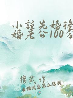 小说先婚后爱闪婚老公100分最新章节