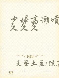 少妇高潮喷水久久久久