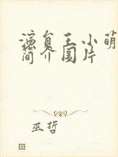 演员王小萌个人简介图片