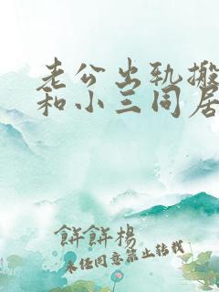 老公出轨搬出去和小三同居我该怎么办