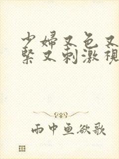 少妇又色又爽又紧又刺激视频