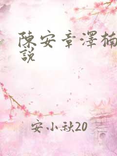 陈安章泽楠的小说