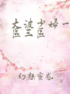大波少妇一区二区三区